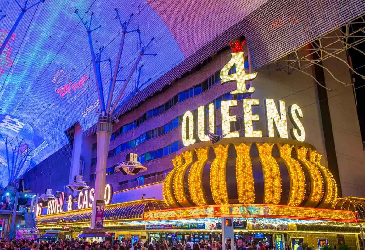 21 Las Vegas Hotels Without Resort Fees in 2025 1 Las Vegas Hotels Without Resort Fees (4 Queens is one of the best Las Vegas hotels that doesn't charge a resort fee).