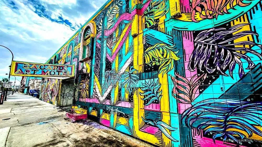 17 Surprises: What Amazed Me Most in Las Vegas 6 Bacardi Art Motel in the Arts District downtown Las Vegas