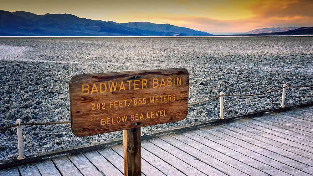 13 Best National & State Parks Near Las Vegas (AWESOME!) 9 Below sea level at Badwater Basin in Death Valley