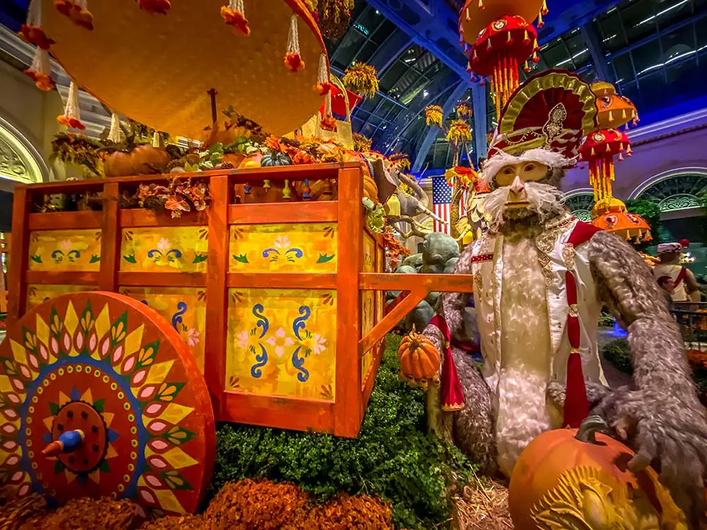 Fall colors at Bellagio Conservatory & Botanical Garden.