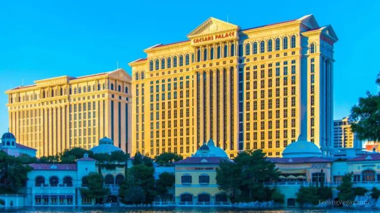 Self-parking and valet parking rates at Caesars Palace in Las Vegas.