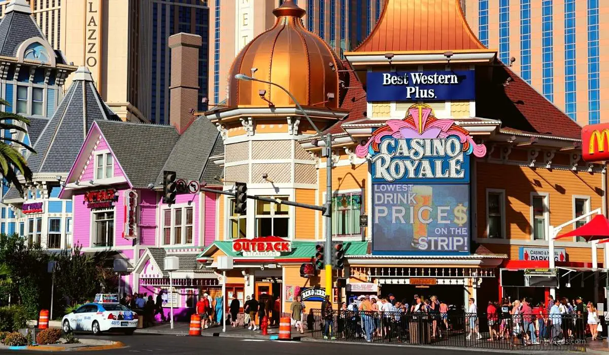 21 Las Vegas Hotels Without Resort Fees in 2025 7 Casino Royale: a cheap motel on the Las Vegas Strip without a resort fee