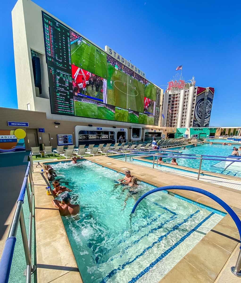 The 8 Newest Hotels in Las Vegas (2023) 7 Stadium Swim at Circa