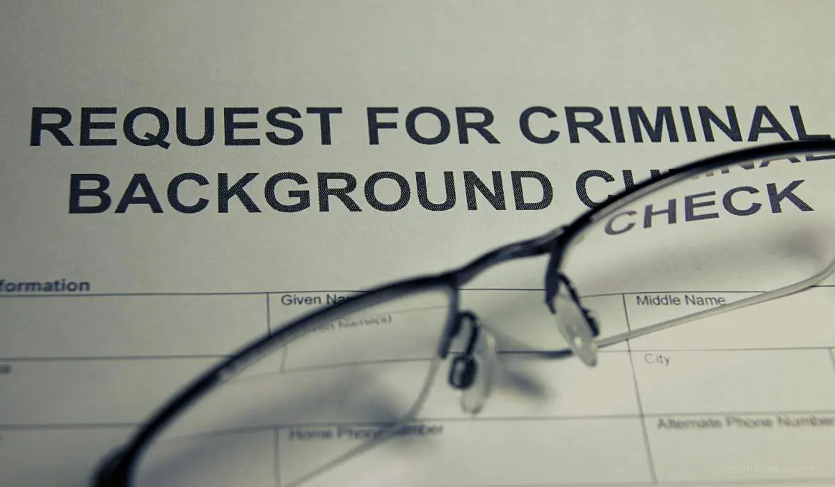 Can You Go to Las Vegas with a Criminal Record: Just the Facts 2 A criminal background check form