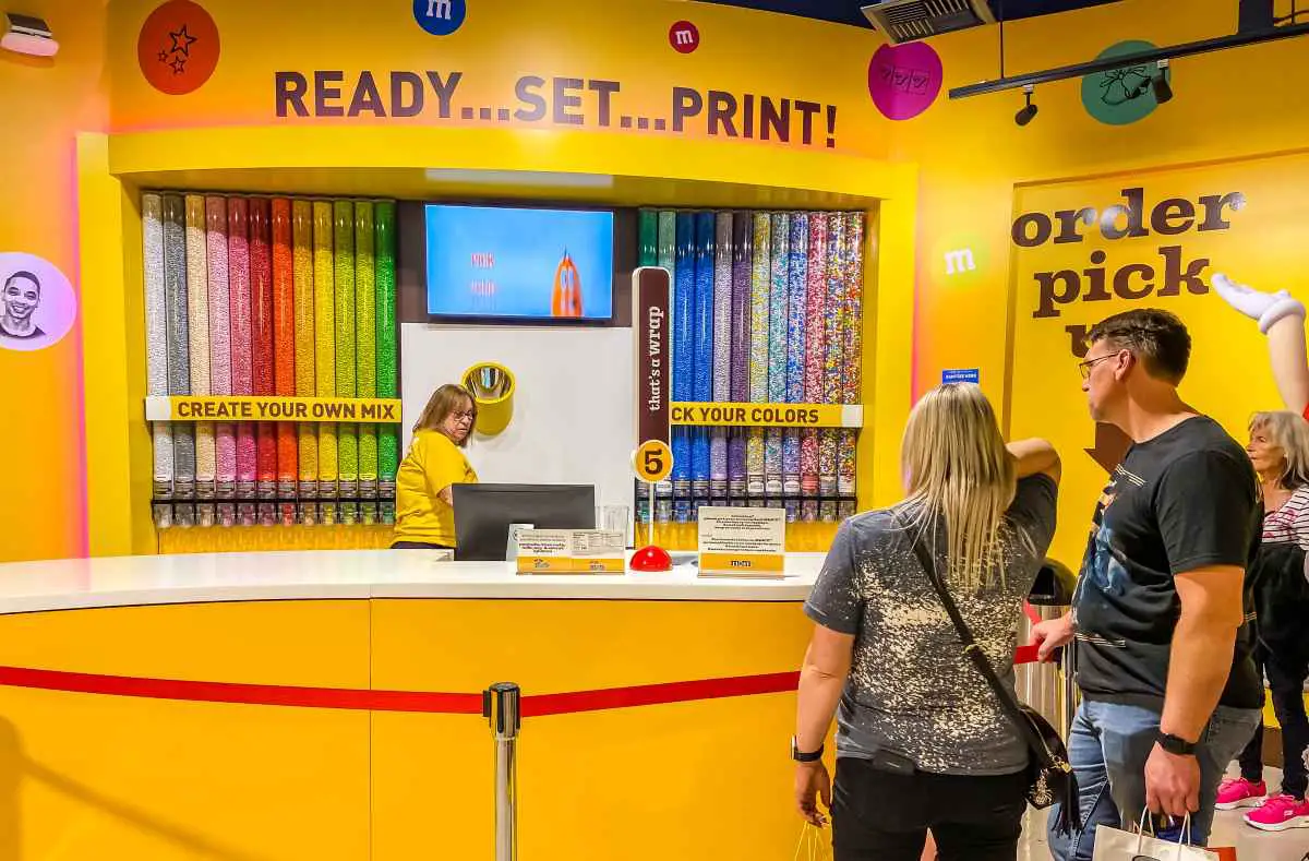 M&M Store Las Vegas (Location, Hours, & Parking) 7 custom m&m printing
