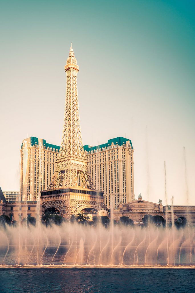 Why Is There an Eiffel Tower in Las Vegas? (Vegas Attractions) 5 Eiffel Tower Paris Las Vegas is just across the street from Bellagio Fountains