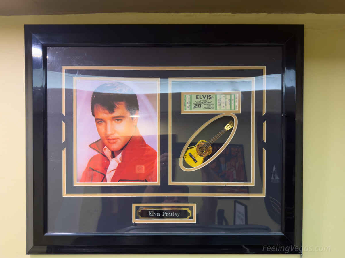 All Shook Up Vegas: A Must See Elvis Tribute Experience 5 Elvis memorabilia at All Shook Up show
