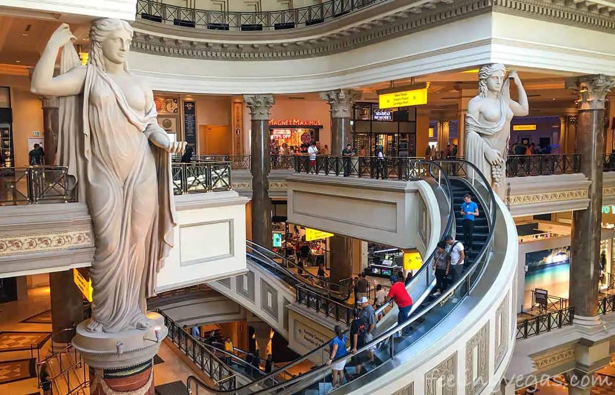 Paris Las Vegas vs. Caesars Palace: Which Is Better? 3 The Forum Shops at Caesars Palace in Las Vegas