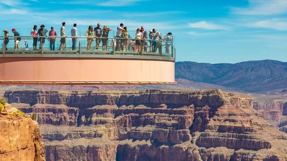 Las Vegas or Phoenix to The Grand Canyon? (Where to Start) 10 Grand Canyon West is on the way to the South Rim from Las Vegas