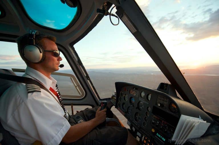 helicopter pilot flying