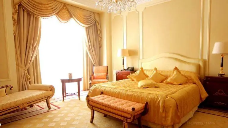 Las Vegas hotel suite.