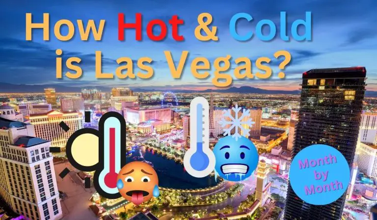 Las Vegas temperatures month by month