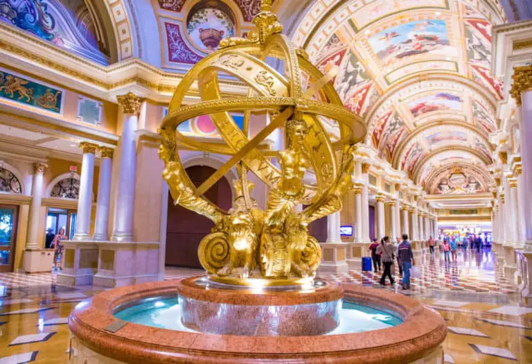 las vegas casino the venetian interior