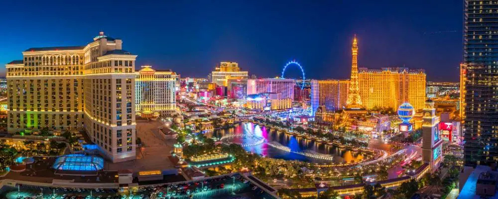 9 Best Las Vegas Hotels for Kids and Families (On The Strip) 1 Las Vegas Strip at night