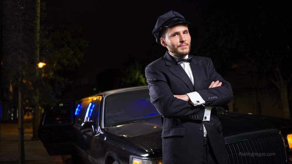 How Much To Tip Your Limo Driver in Vegas (Explained) 2 A limo driver in Las Vegas.
