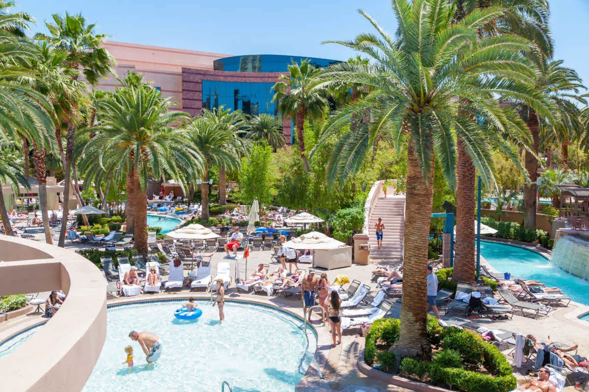 13 Best Pools in Las Vegas for Non Guests (2024 Vegas Pool Guide) 4 For a fee you can spend the day at the MGM Grand pool even if you are not staying at the hotel.