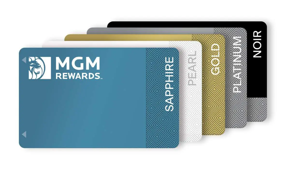 How to Get Comps in Las Vegas Casinos Without Gambling (MGM & Caesars) 2 An mgm rewards membership will allow you to get comps without even gambling. Cards showing each tier level