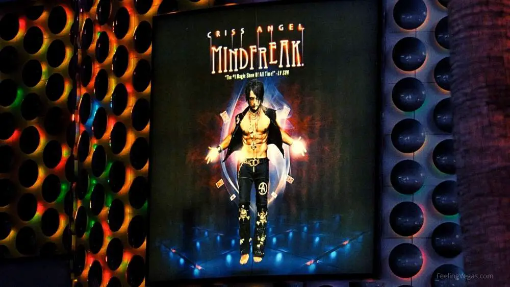 How Much It Costs to See a Show in Las Vegas (Low to High) 2 Criss Angel MindFreak show at Planet Hollywood in Las Vegas
