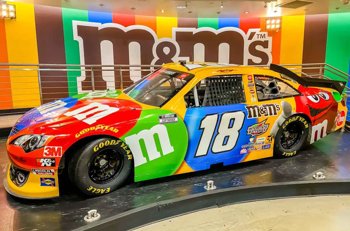 M&M Store Las Vegas (Location, Hours, & Parking) 5 m&m race car