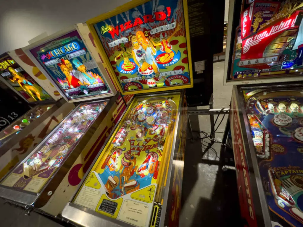 Pinball Hall of Fame Las Vegas (Get Your Pinball On!) 4 There are so many pinball machines to choose from, including Wizards.