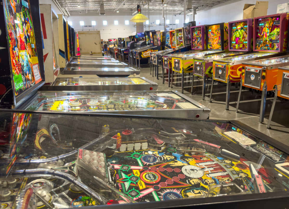 Pinball Hall of Fame Las Vegas (Get Your Pinball On!) 17 100s of machines at the Pinball Museum in Vegas.
