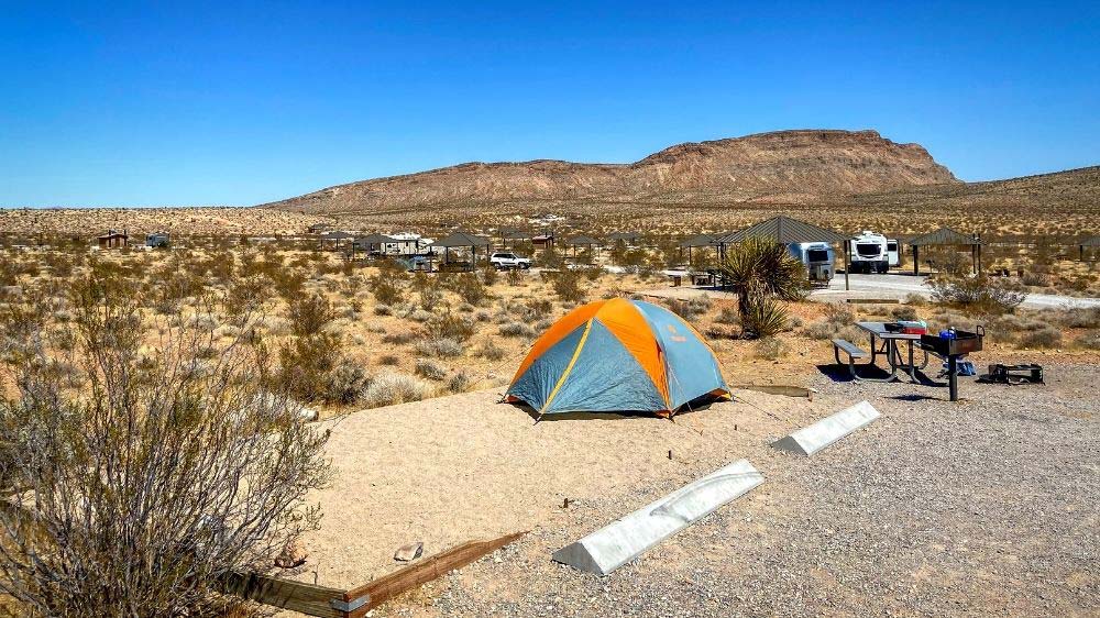 Getting to Red Rock Canyon From Las Vegas (Stops & Hikes) 5 Tent camping at Red Rock Canyon Campground Las Vegas, Nevada