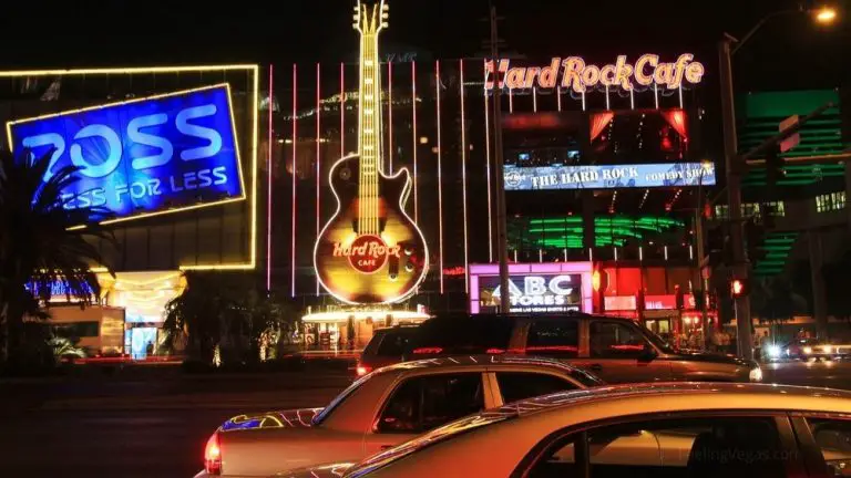 Ross Dress For Less on Las Vegas Blvd. is right next to the Hard Rock Cafe.