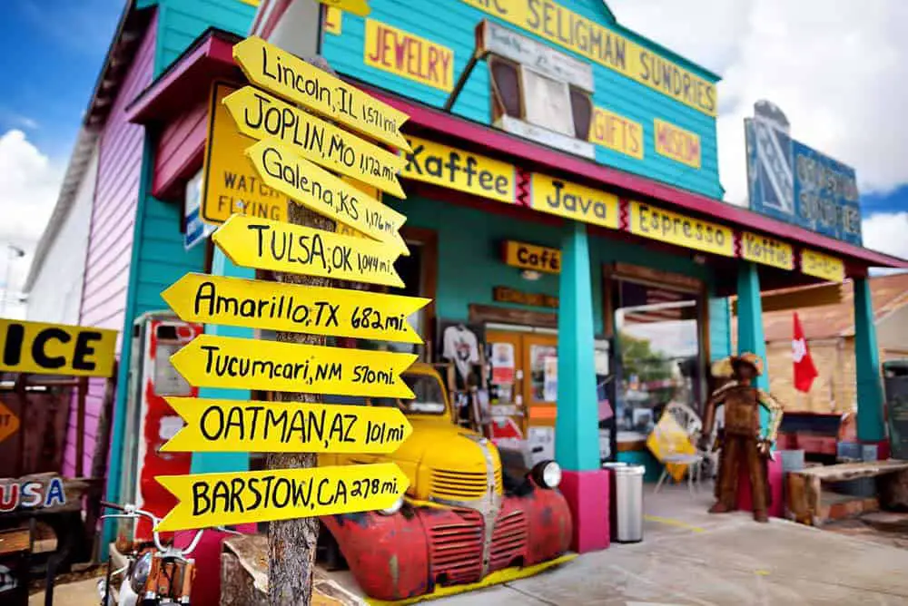 Route 66: Seligman to Kingman to Las Vegas - Things to Do On the Way 2 Seligman Sundries store along Route 66 in Seligman, Arizona