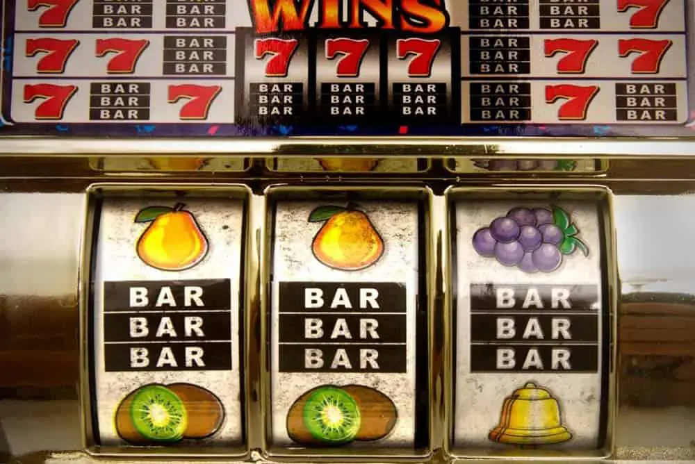 MGM Grand vs. Mirage: Which Is Better? (Las Vegas) 2 Close-up of slot machine on casino floor