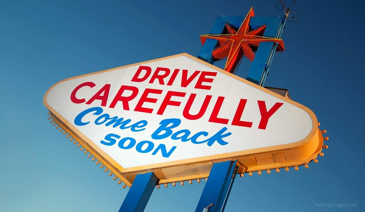 Where is the Welcome to Las Vegas Sign? (Location, Map & Parking) 5 what message is on the opposite side of the welcome to las vegas sign