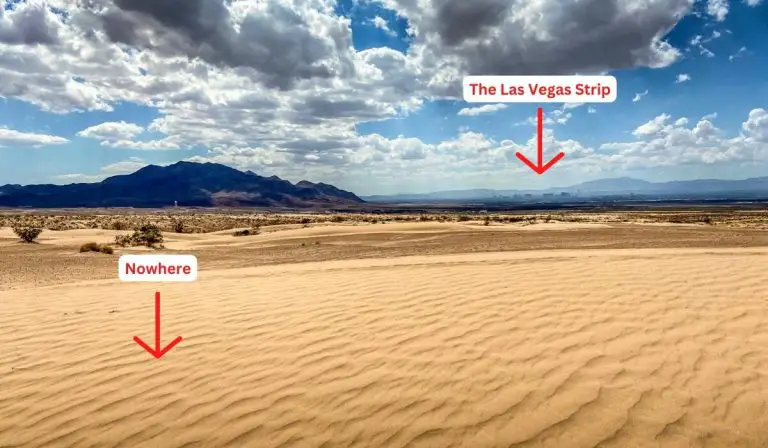 why is vegas in the middle of nowhere