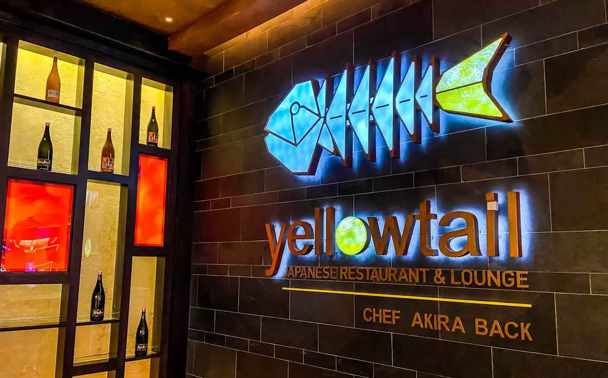 Should You Stay on the Strip in Vegas? (Strip vs. Off-Strip) 3 japanese restaurant yellowtail at bellagio on the vegas strip