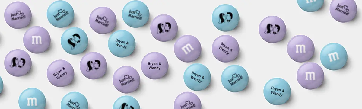 26 Unique Souvenirs from Las Vegas (and Where to Find Them) 12 Bryan and Wendy just married personalized M&M's at the M&Ms Store on the Las Vegas Strip.